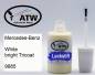 Preview: Mercedes-Benz, White bright Tricoat, 9885: 20ml Lackstift, von ATW Autoteile West.